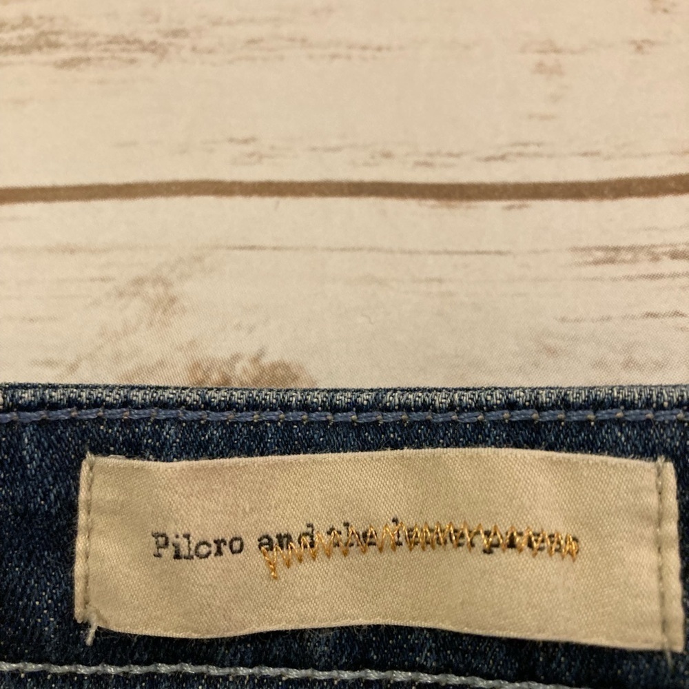 Anthropologie Pilcro and The Letterpress Fit Stet Jean Shorts Size 26 - Picture 2 of 10